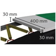 Batutas BERG Elite Regular – 330 cm, pilkas