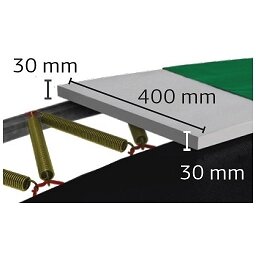 Batutas BERG Elite Regular – 330 cm, pilkas 1