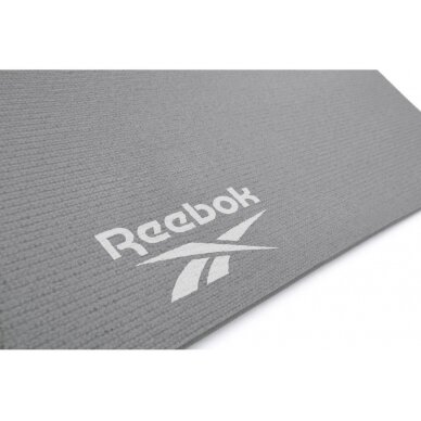 Dvipusis treniruočių kilimėlis Reebok Yoga – pilkas, 4 mm 4