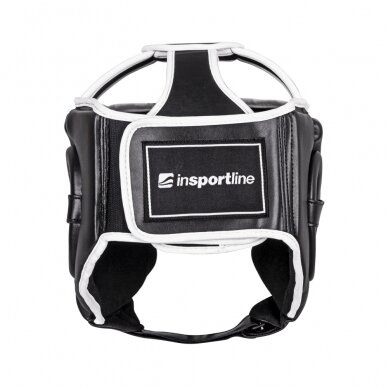 Galvos apsauga inSPORTline Truluck - Black-White S 2