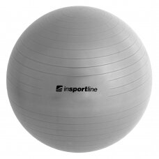 Gimnastikos kamuolys + pompa inSPORTline Top Ball 45cm - Grey