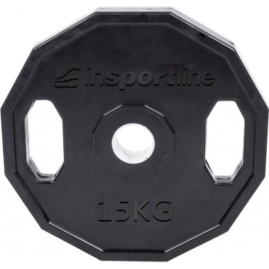 Guma padengtas olimpinis svoris 50mm inSPORTline Ruberton 15kg