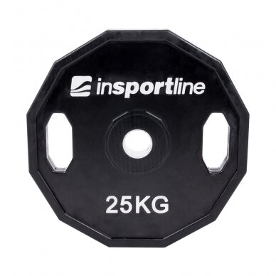 Guma padengtas olimpinis svoris 50mm inSPORTline Ruberton 25kg