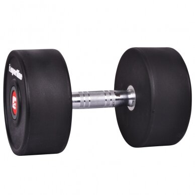 Gumuotas hantelis inSPORTline PRO 22kg 1