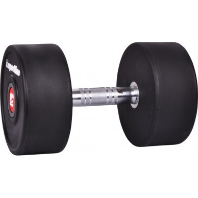 Gumuotas hantelis inSPORTline PRO 28kg