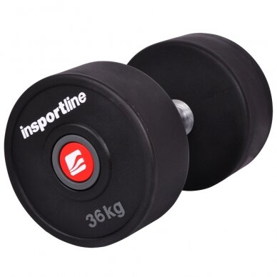 Gumuotas hantelis inSPORTline PRO 36kg 2