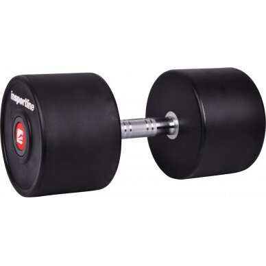 Gumuotas hantelis inSPORTline PRO 48kg