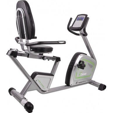 Horizontalus dviratis treniruoklis inSPORTline inCondi R60i (iki 150kg, smagr. 9kg) 16