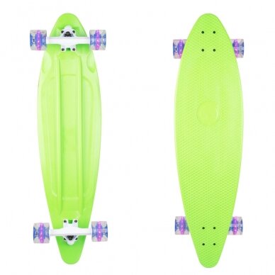 Longboardas Worker Pike 36", plastikas, ABEC 11 - Green