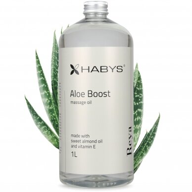 Masažo aliejus Habys Aloe Boost, 1000 ml