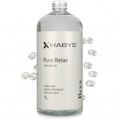 Masažo aliejus Habys Pure Relax, 1000 ml