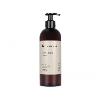 Masažo aliejus Habys Pure Relax, 500 ml