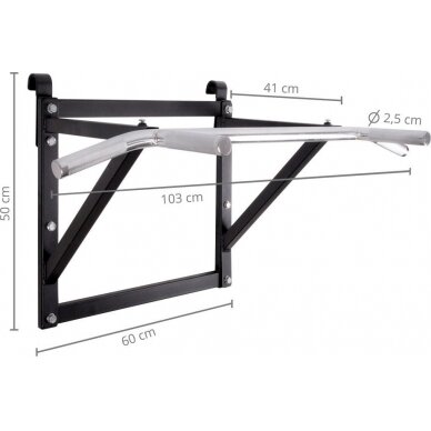 Skersinis montuojamas prie sienos / sienelės inSPORTline LCR-1115 1