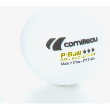 Stalo teniso kamuoliukai Cornilleau P-BALL ABS Evolution (3 vnt.) 1