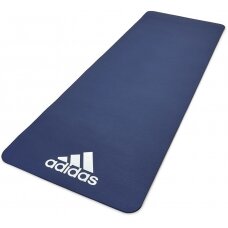 Treniruočių kilimėlis Adidas Fitness 7 mm, mėlynas