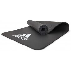 Treniruočių kilimėlis Adidas Fitness 7 mm, pilkas