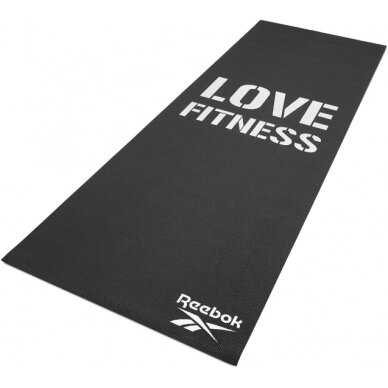 Treniruočių kilimėlis Reebok Black Love